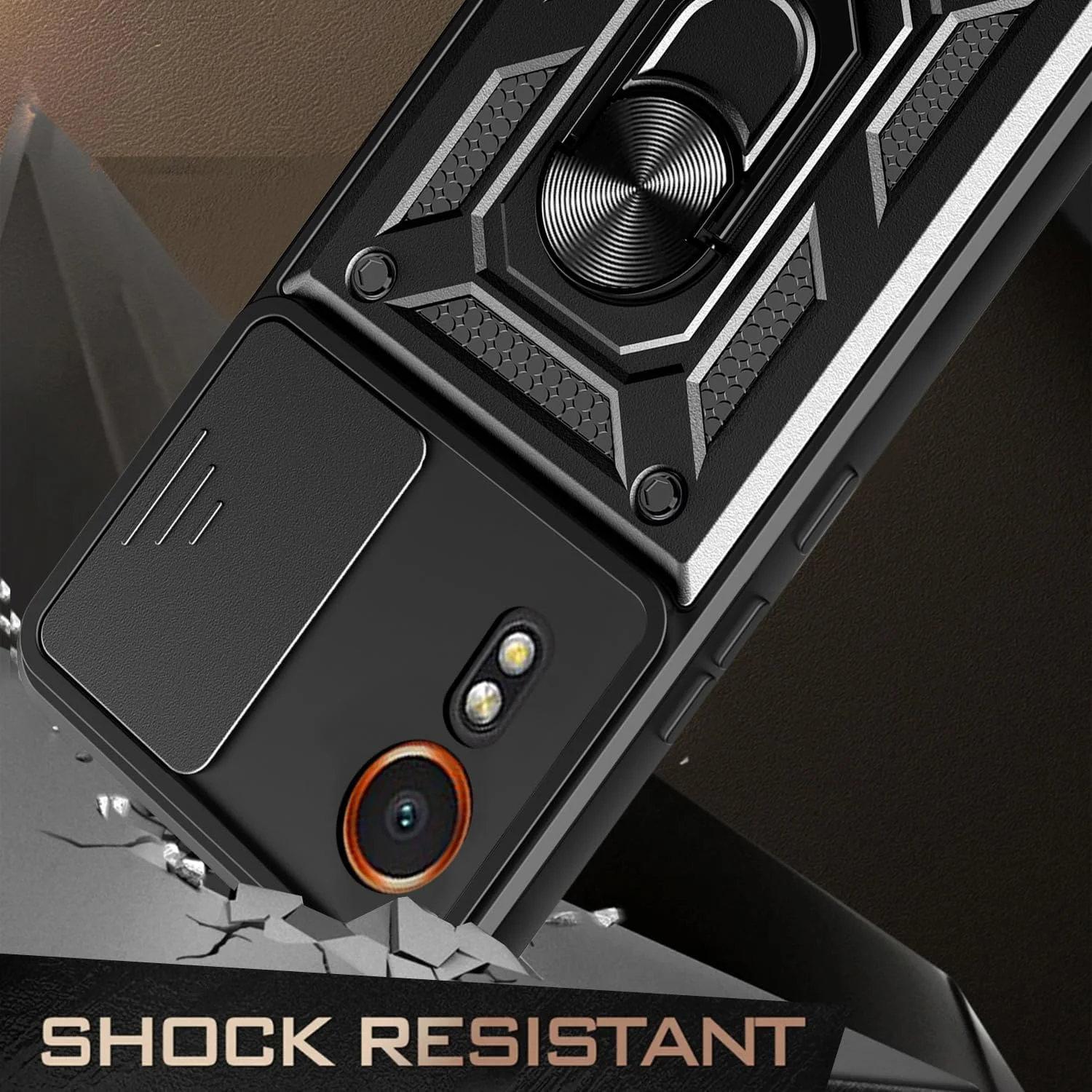 کاور محافظ گوشی سامسونگ گلکسی Xcover 7 مدل SDTEK به همراه محافظ لنز دوربین، استند، حلقه نگهدارنده مغناطیسی و محافظ صفحه نمایش شیشه ای (مشکی) کاور محافظ گوشی سامسونگ گلکسی Xcover 7 مدل SDTEK به همراه محافظ لنز دوربین، استند، حلقه نگهدارنده مغناطیسی و محافظ صفحه نمایش شیشه ای (مشکی)