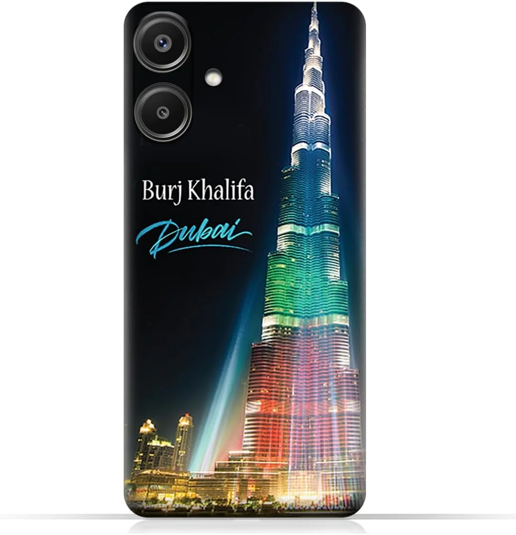 قاب پشتی گوشی موبایل TPU سازگار با مدل Samsung Galaxy A06 با طرح برج خلیفه نورانی