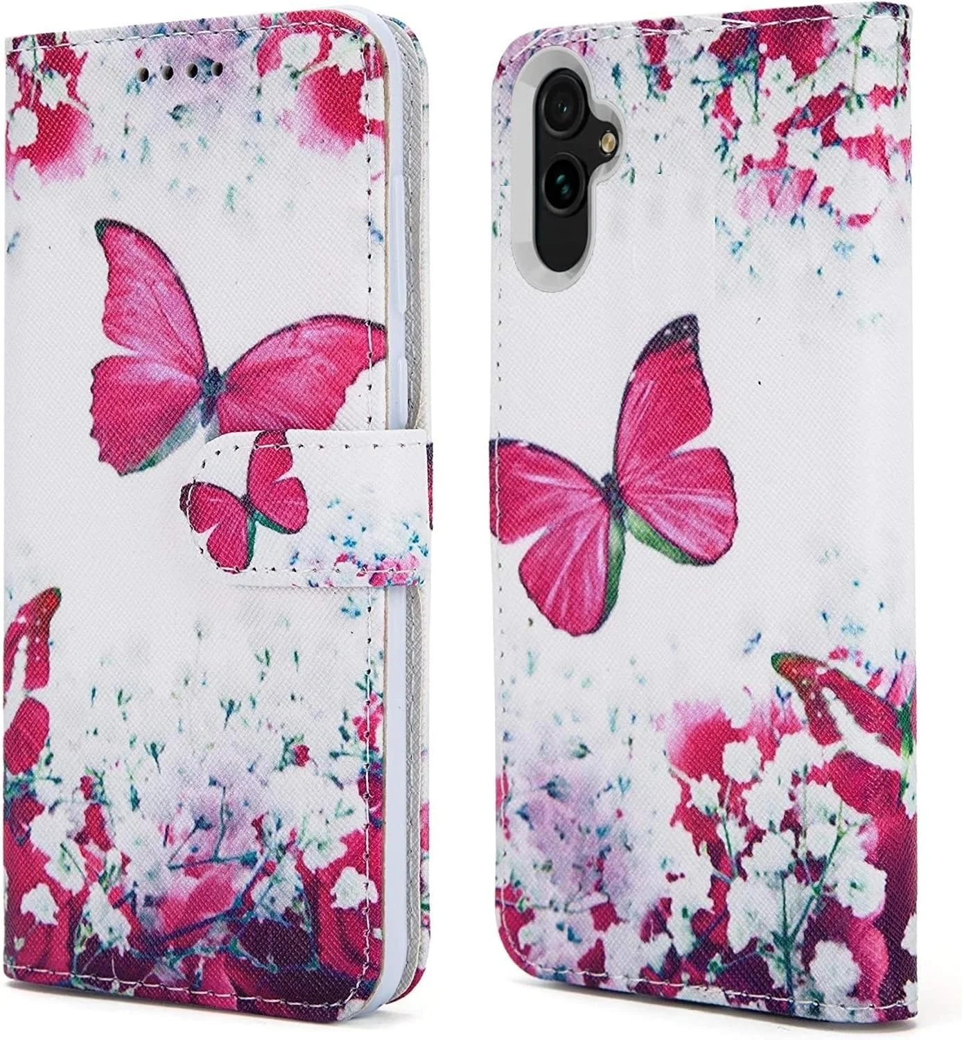 کیف چرمی چند رنگ با قابلیت تبدیل شدن به استند و جای کارت، سازگار با گوشی سامسونگ A07