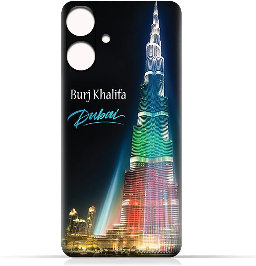 قاب پشتی گوشی موبایل TPU سازگار با مدل Samsung Galaxy A06 با طرح برج خلیفه نورانی