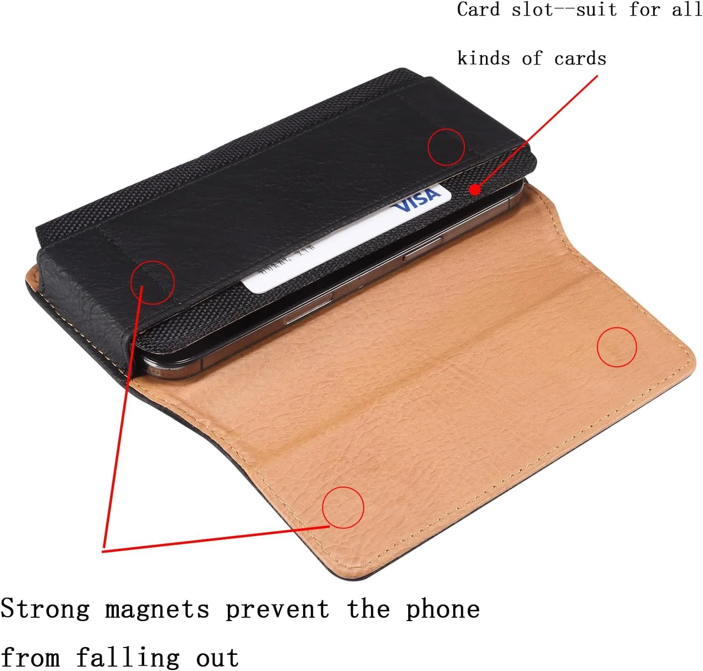 کیف کمری چرمی گوشی موبایل با گیره کمربند و جای کارت، مناسب گوشی های 5.4 اینچی، کیف کمری گوشی هوشمند، کیف کمری موبایل، کیف پول دستی کیف کمری چرمی گوشی موبایل با گیره کمربند و جای کارت، مناسب گوشی های 5.4 اینچی، کیف کمری گوشی هوشمند، کیف کمری موبایل، کیف پول دستی