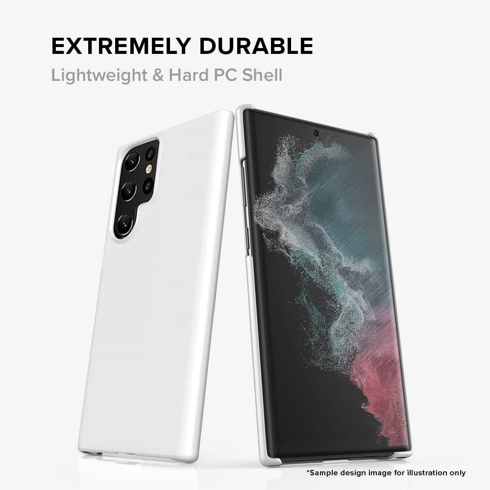 قاب محافظ گوشی استایلیزد سازگار با سامسونگ گلکسی اس 22 اولترا 5G، مدل Snap، باریک، سری کلاسیک، پوشش سخت PC، پرداخت مات، طرح پرچم امارات متحده عربی [طراحی شده برای سامسونگ گلکسی اس 22 اولترا 5G]