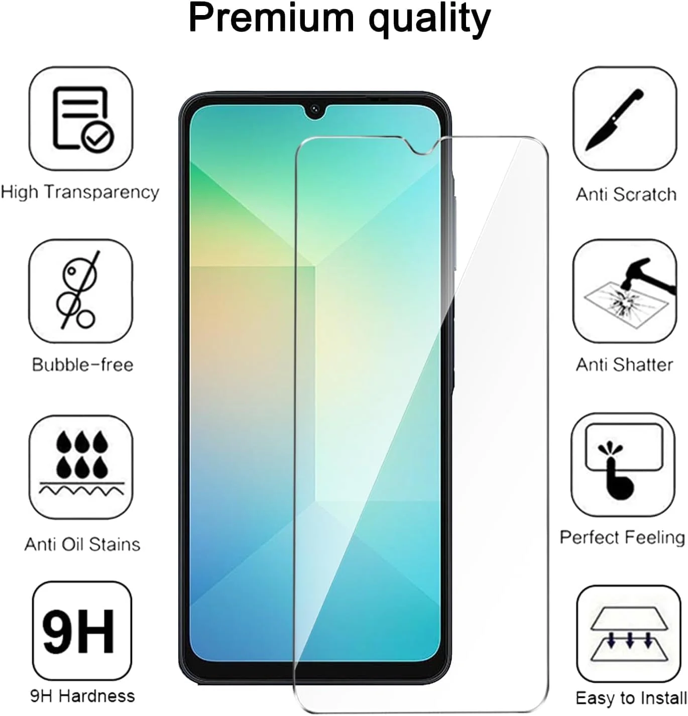 قاب گوشی LYZXMY برای سامسونگ گلکسی A07 4G مشکی با پایه انگشتی + 2 عدد محافظ صفحه نمایش شیشه ای TempeBlack، قاب محافظ گوشی ضد ضربه و ضد خش PC + TPU قاب گوشی LYZXMY برای سامسونگ گلکسی A07 4G مشکی با پایه انگشتی + 2 عدد محافظ صفحه نمایش شیشه ای TempeBlack، قاب محافظ گوشی ضد ضربه و ضد خش PC + TPU