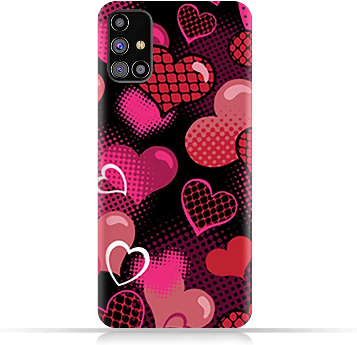 کاور محافظ گوشی موبایل سامسونگ گلکسی M31s مدل AMC Design با طرح قلب های ولنتاین