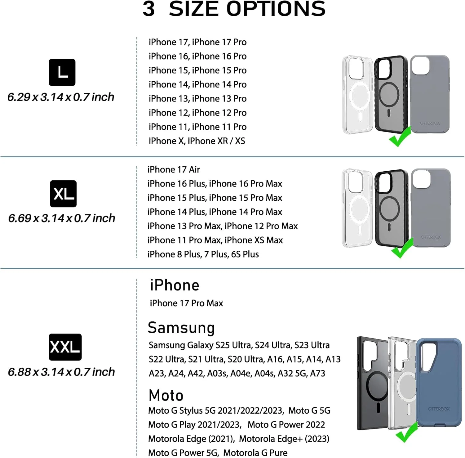 کیف کمری نایلونی مقاوم ykooe برای آیفون 14 پرو، 14، 13 پرو، 13، 12 پرو، 12، 11، 11 پرو، XR 8 7 6 پلاس، سامسونگ گلکسی S22 S21 S20 S10 S9 گوگل، کیف کمری افقی با گیره کمربند، سایز L