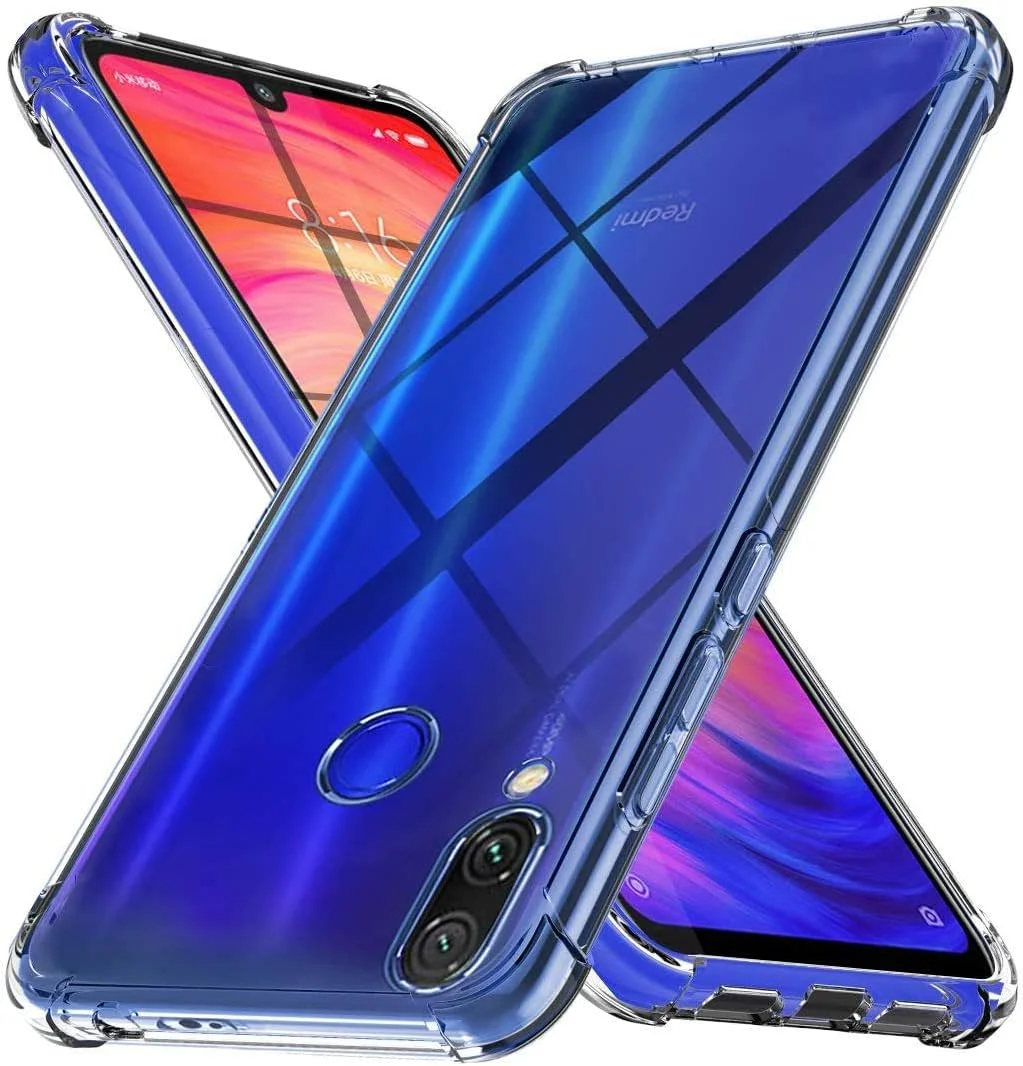 کاور محافظ ژله ای شفاف برای گوشی شیائومی ردمی نوت 7 پرو/شیائومی ردمی نوت 7، فوق العاده باریک و مقاوم در برابر خراش، ساخته شده از TPU و سیلیکون نرم