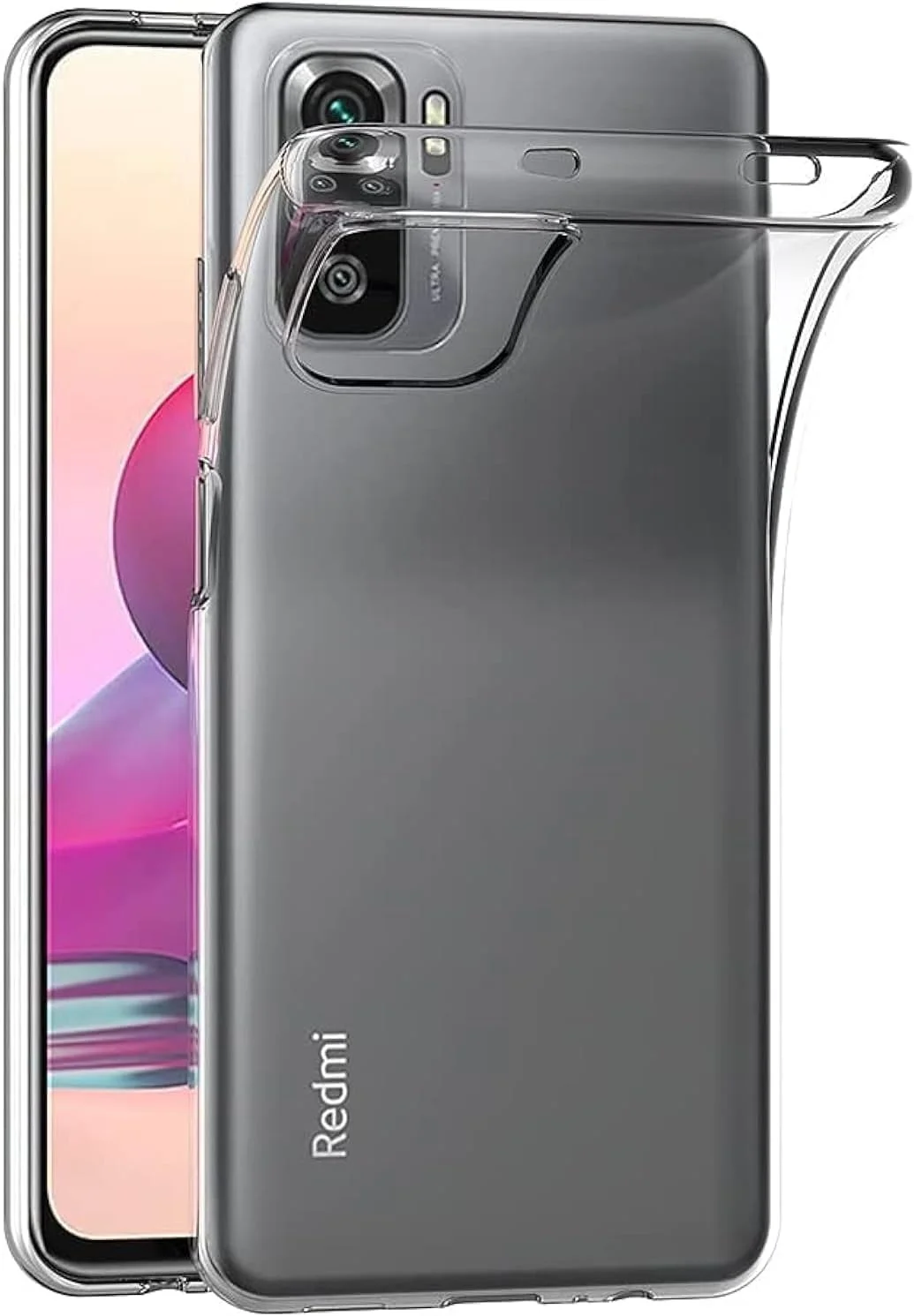 کاور محافظ ژله ای نرم و شفاف MaiJin مناسب برای گوشی شیائومی Mi Redmi Note 10 4G / Redmi Note 10S (سایز 6.43 اینچ)