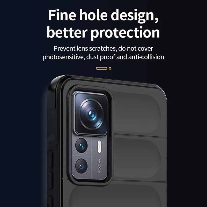 کاور محافظ گوشی شیائومی 12T/12T Pro، جنس سیلیکون TPU نرم، ضد ضربه، انعطاف پذیر، قابل شستشو، پوشش 360 درجه، سازگار با شیائومی 12T/12T Pro، آبی آسمانی