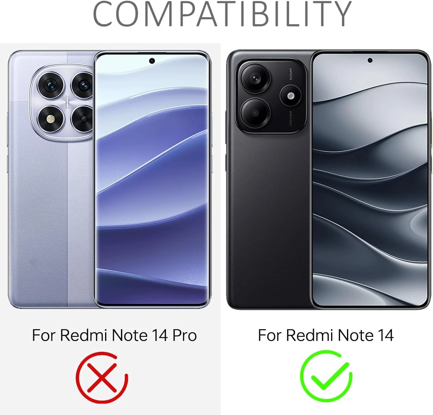 کاور سیلیکونی محافظ گوشی Maykela سازگار با گوشی شیائومی Redmi Note 14، نازک با محافظت از دوربین، دارای لایه داخلی نرم، باریک و انعطاف پذیر (مناسب برای شیائومی Redmi Note 14 - سبز)