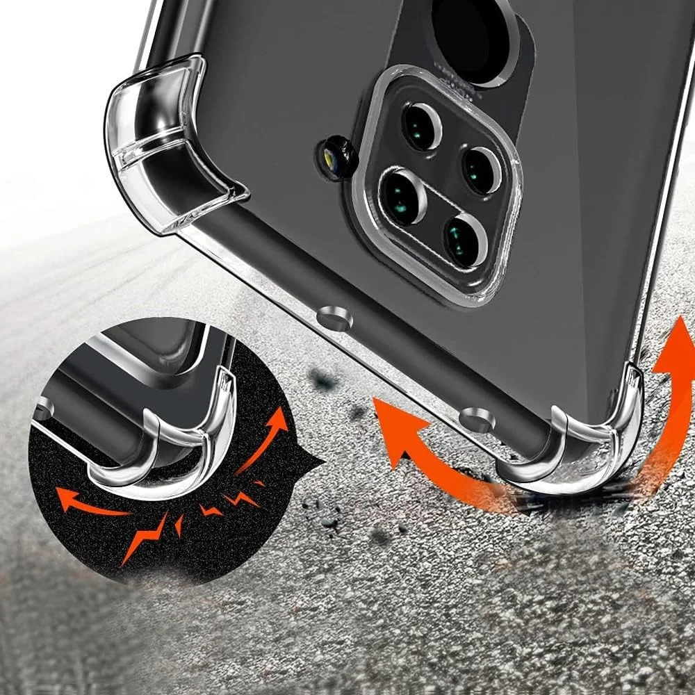 کاور محافظ شفاف مارگون برای گوشی شیائومی ردمی نوت 9، بامپر لبه نرم TPU با قابلیت جذب شوک و گوشه های تقویت شده کاور محافظ شفاف مارگون برای گوشی شیائومی ردمی نوت 9، بامپر لبه نرم TPU با قابلیت جذب شوک و گوشه های تقویت شده