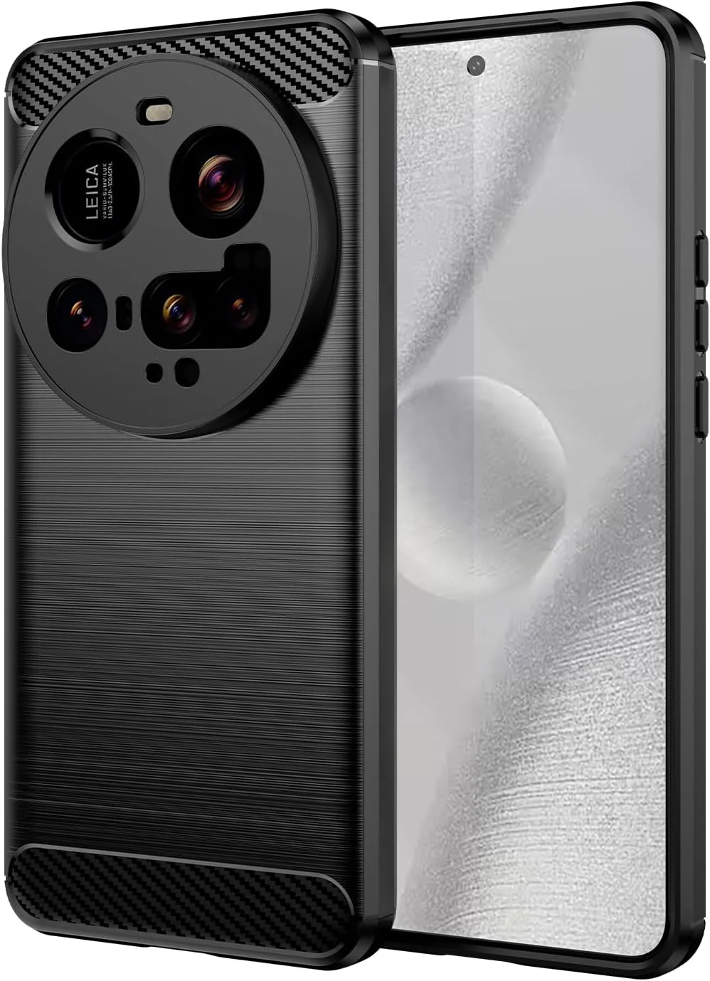 قاب گوشی OIATROE برای شیائومی 15 Ultra، کاور فوق العاده باریک [سبک وزن] [ضد خش] [قاب نرم] - مشکی