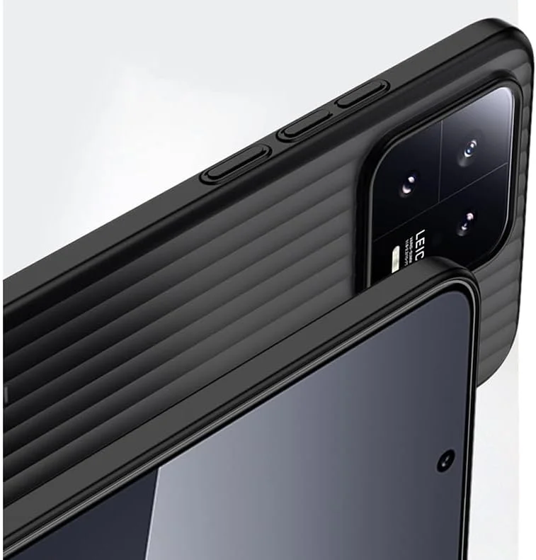 قاب محافظ مغناطیسی سازگار با شیائومی 14، نسخه ارتقا یافته [محافظت درجه نظامی]، ضد خش و بادوام (مشکی)