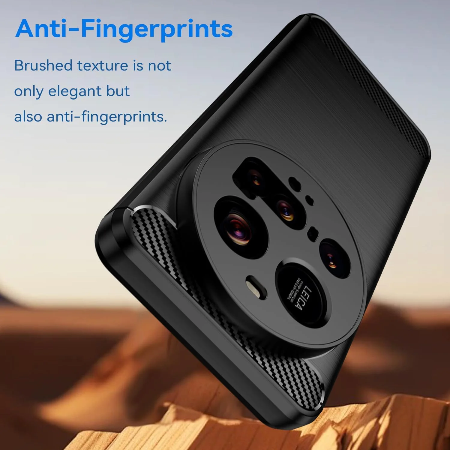 قاب گوشی OIATROE برای شیائومی 15 Ultra، کاور فوق العاده باریک [سبک وزن] [ضد خش] [قاب نرم] - مشکی