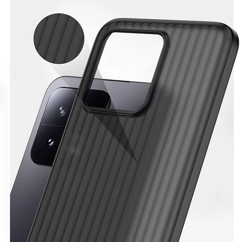 قاب محافظ مغناطیسی سازگار با شیائومی 14، نسخه ارتقا یافته [محافظت درجه نظامی]، ضد خش و بادوام (مشکی)