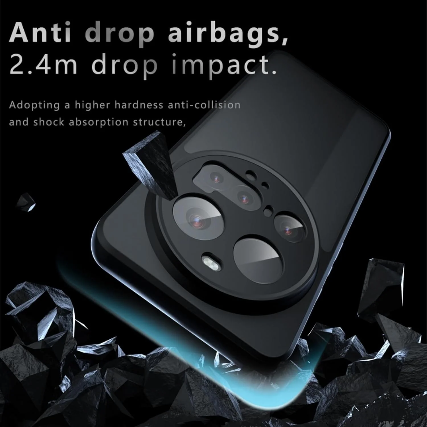 کاور محافظ ضد ضربه برای شیائومی 15 اولترا - ضد لغزش، ضد خش، پوشش سپر ضد اثر انگشت، طراحی مشکی ممتاز