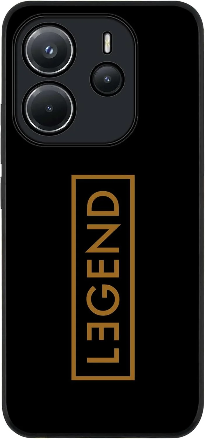 قاب محافظ مقاوم و باریک مناسب برای گوشی شیائومی ردمی نوت 14 4G، محافظت از دوربین، ضد ضربه - مدل Legend