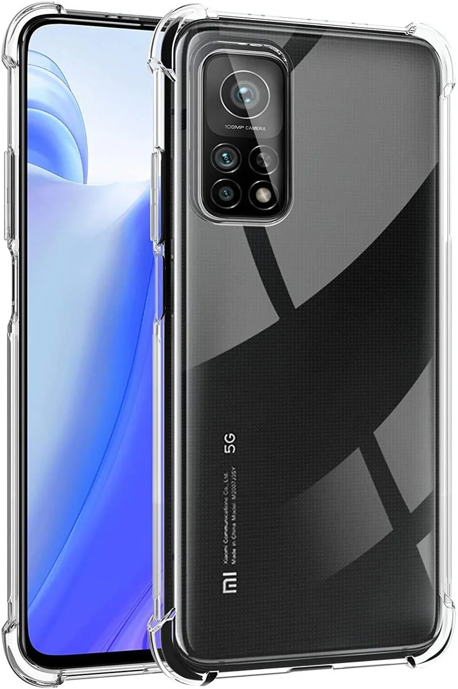 قاب محافظ ایمودیل برای گوشی شیائومی می 10 تی 5G / می 10 تی پرو 5G / ردمی K30S، کاور پشتی با بالشتک هوا، سیلیکونی نرم، ضد ضربه، ضد خش، محافظ گوشه