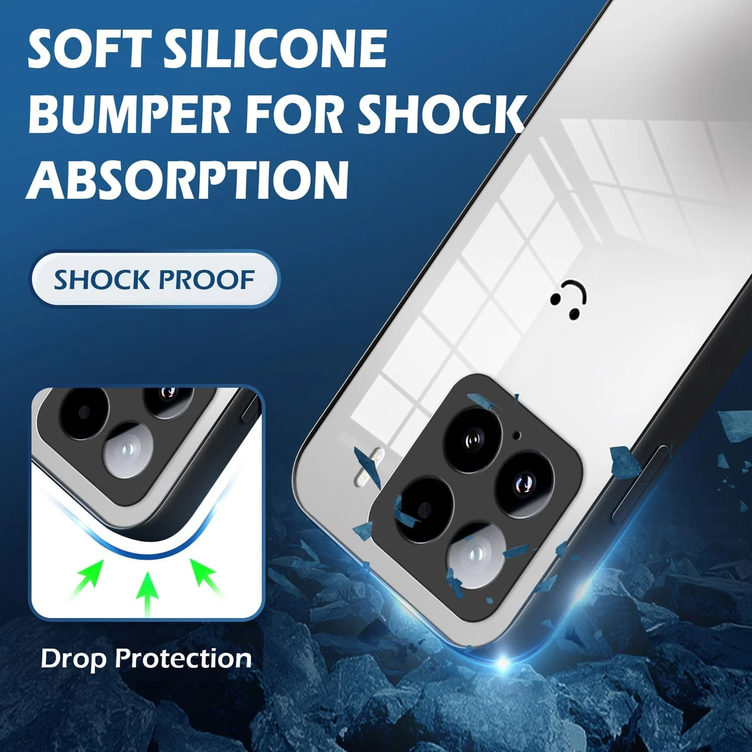 قاب گوشی XINYEXIN برای شیائومی 15 5G، کاور گوشی شیشه ای گرادیانی، ضد ضربه و ضد خش، فوق العاده نازک - مشکی قاب گوشی XINYEXIN برای شیائومی 15 5G، کاور گوشی شیشه ای گرادیانی، ضد ضربه و ضد خش، فوق العاده نازک - مشکی