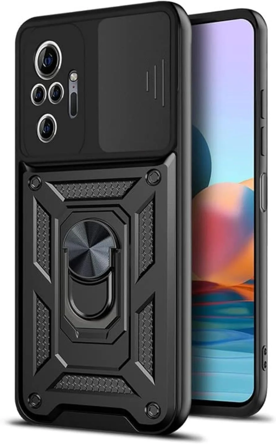 کاور محافظ گوشی شیائومی ردمی نوت 10 پرو / شیائومی ردمی نوت 10 پرو مکس، محافظ لنز کشویی با حلقه چرخان 360 درجه مغناطیسی کاور محافظ گوشی شیائومی ردمی نوت 10 پرو / شیائومی ردمی نوت 10 پرو مکس، محافظ لنز کشویی با حلقه چرخان 360 درجه مغناطیسی