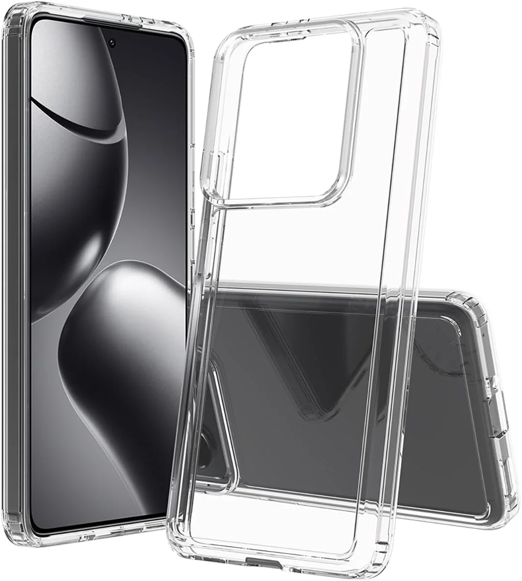 کاور محافظ کریستالی شفاف هیبریدی T Tersely سازگار با شیائومی 14T Pro 5G - فناوری TPU + پلی کربنات، ضد زردی، کاور محافظ، بامپر ضد ضربه کاور محافظ کریستالی شفاف هیبریدی T Tersely سازگار با شیائومی 14T Pro 5G - فناوری TPU + پلی کربنات، ضد زردی، کاور محافظ، بامپر ضد ضربه