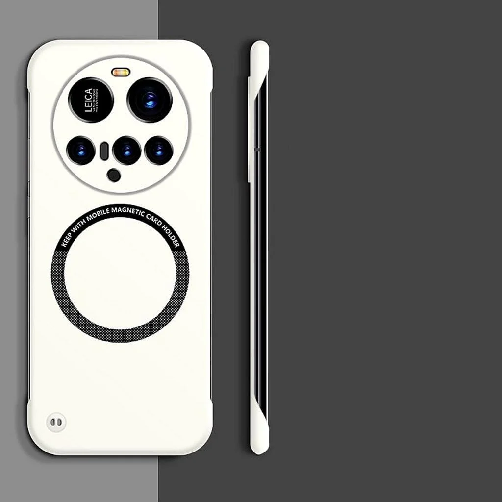 قاب محافظ گوشی شیائومی 15 اولترا 5G، [محافظ لنز دوربین برجسته]، [دفع سریع حرارت]، مغناطیسی بدون لبه، کاور شیائومی 15 اولترا 5G، قاب گوشی ضد ضربه پیشرفته مناسب تجارت، لمس راحت، سفید
