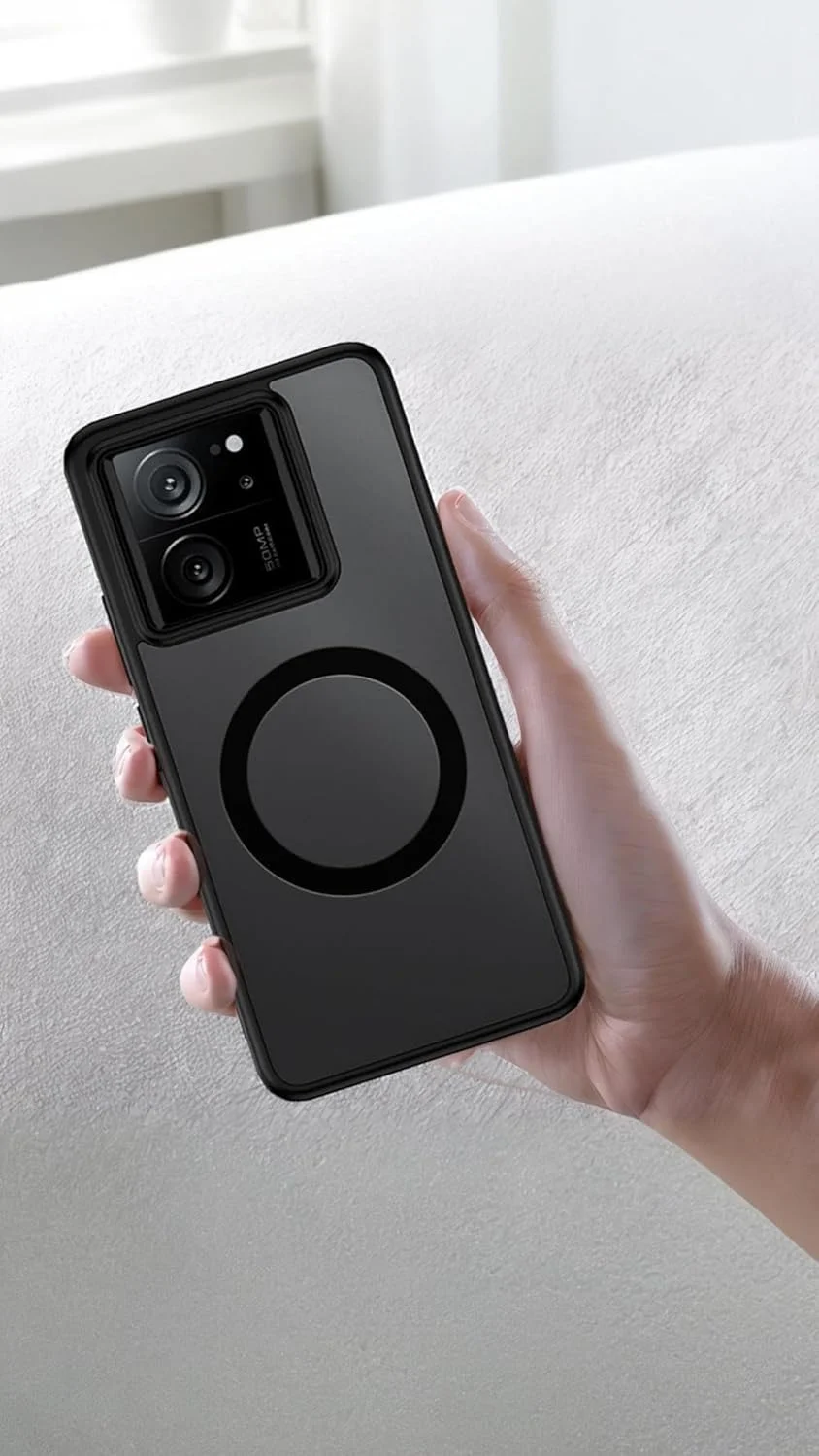 قاب محافظ شفاف ضد ضربه Sweet seven برای شیائومی 13T و 13T Pro 2023 - سازگار با Mag-Safe، ضد زردی، ضد لغزش، فوق العاده باریک (مشکی) قاب محافظ شفاف ضد ضربه Sweet seven برای شیائومی 13T و 13T Pro 2023 - سازگار با Mag-Safe، ضد زردی، ضد لغزش، فوق العاده باریک (مشکی)