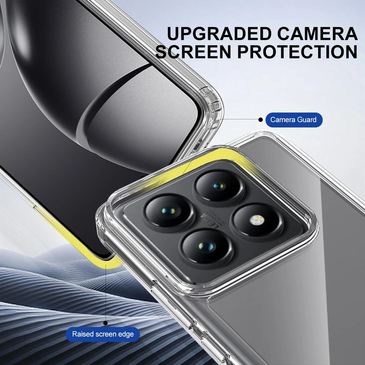 کاور محافظ کریستالی شفاف هیبریدی T Tersely سازگار با شیائومی 14T Pro 5G - فناوری TPU + پلی کربنات، ضد زردی، کاور محافظ، بامپر ضد ضربه کاور محافظ کریستالی شفاف هیبریدی T Tersely سازگار با شیائومی 14T Pro 5G - فناوری TPU + پلی کربنات، ضد زردی، کاور محافظ، بامپر ضد ضربه