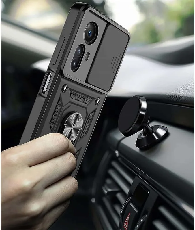 قاب محافظ شیائومی ردمی نوت 12S با استند فلزی چرخان 360 درجه، ضد ضربه نظامی، محافظ صفحه نمایش شیشه ای و قابلیت اتصال مغناطیسی به هولدر خودرو (مشکی، نوت 12S) قاب محافظ شیائومی ردمی نوت 12S با استند فلزی چرخان 360 درجه، ضد ضربه نظامی، محافظ صفحه نمایش شیشه ای و قابلیت اتصال مغناطیسی به هولدر خودرو (مشکی، نوت 12S)