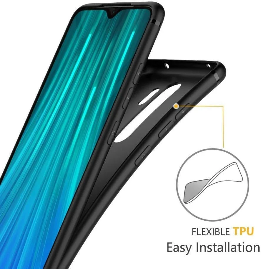 قاب محافظ گوشی شیائومی ردمی نوت 8 پرو - پوشش نرم و انعطاف پذیر با قابلیت جذب ضربه - مشکی مات قاب محافظ گوشی شیائومی ردمی نوت 8 پرو - پوشش نرم و انعطاف پذیر با قابلیت جذب ضربه - مشکی مات