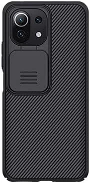 قاب محافظ نیلکین مدل ALSAFWAH مناسب برای گوشی شیائومی Mi 11 Lite، قاب محافظ دوربین نیلکین برای شیائومی 11 Lite 4G / 5G [6.55 اینچ 2021] قاب محافظ کشویی دوربین Camshield [رنگ مشکی]