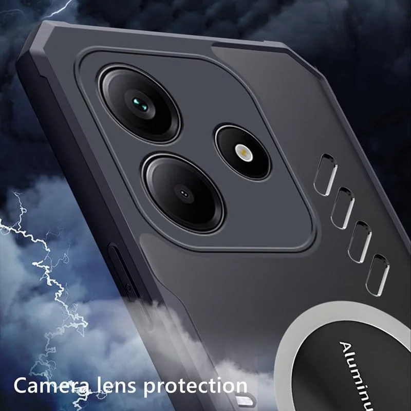 قاب گوشی مناسب برای شیائومی ردمی نوت 14 پرو پلاس 5G، کاور مات با قابلیت دفع حرارت، محافظت کامل در برابر افتادن، کمک به خنک شدن در حین بازی، مشکی قاب گوشی مناسب برای شیائومی ردمی نوت 14 پرو پلاس 5G، کاور مات با قابلیت دفع حرارت، محافظت کامل در برابر افتادن، کمک به خنک شدن در حین بازی، مشکی