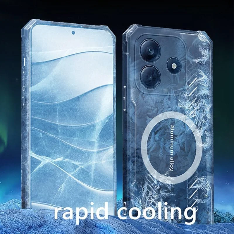 قاب گوشی مناسب برای شیائومی ردمی نوت 14 پرو پلاس 5G، کاور مات با قابلیت دفع حرارت، محافظت کامل در برابر افتادن، کمک به خنک شدن در حین بازی، مشکی قاب گوشی مناسب برای شیائومی ردمی نوت 14 پرو پلاس 5G، کاور مات با قابلیت دفع حرارت، محافظت کامل در برابر افتادن، کمک به خنک شدن در حین بازی، مشکی