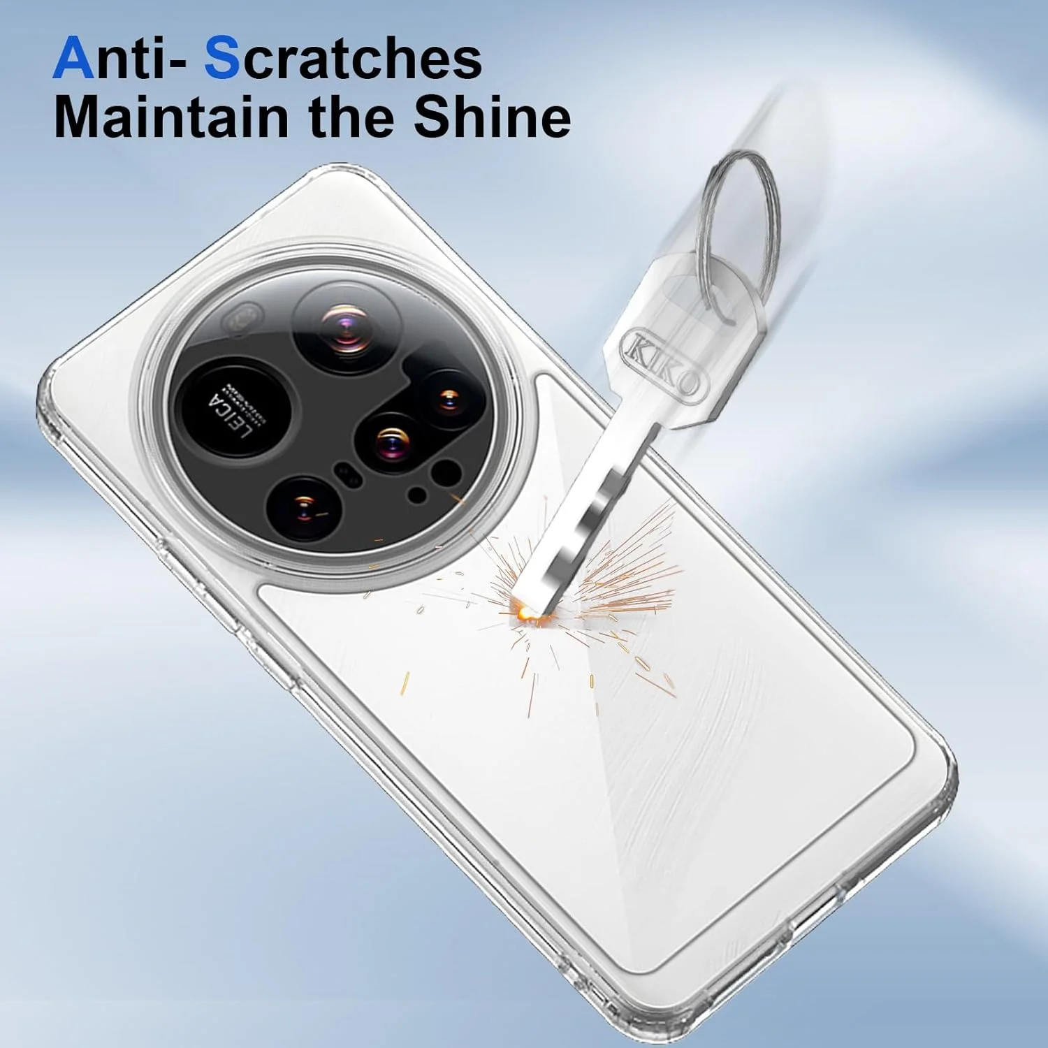 قاب محافظ شفاف T Tersely سازگار با شیائومی 15 Ultra - فناوری TPU + پلی کربنات، ضد زردی، قاب محافظ، پوشش ضربه گیر ضد ضربه