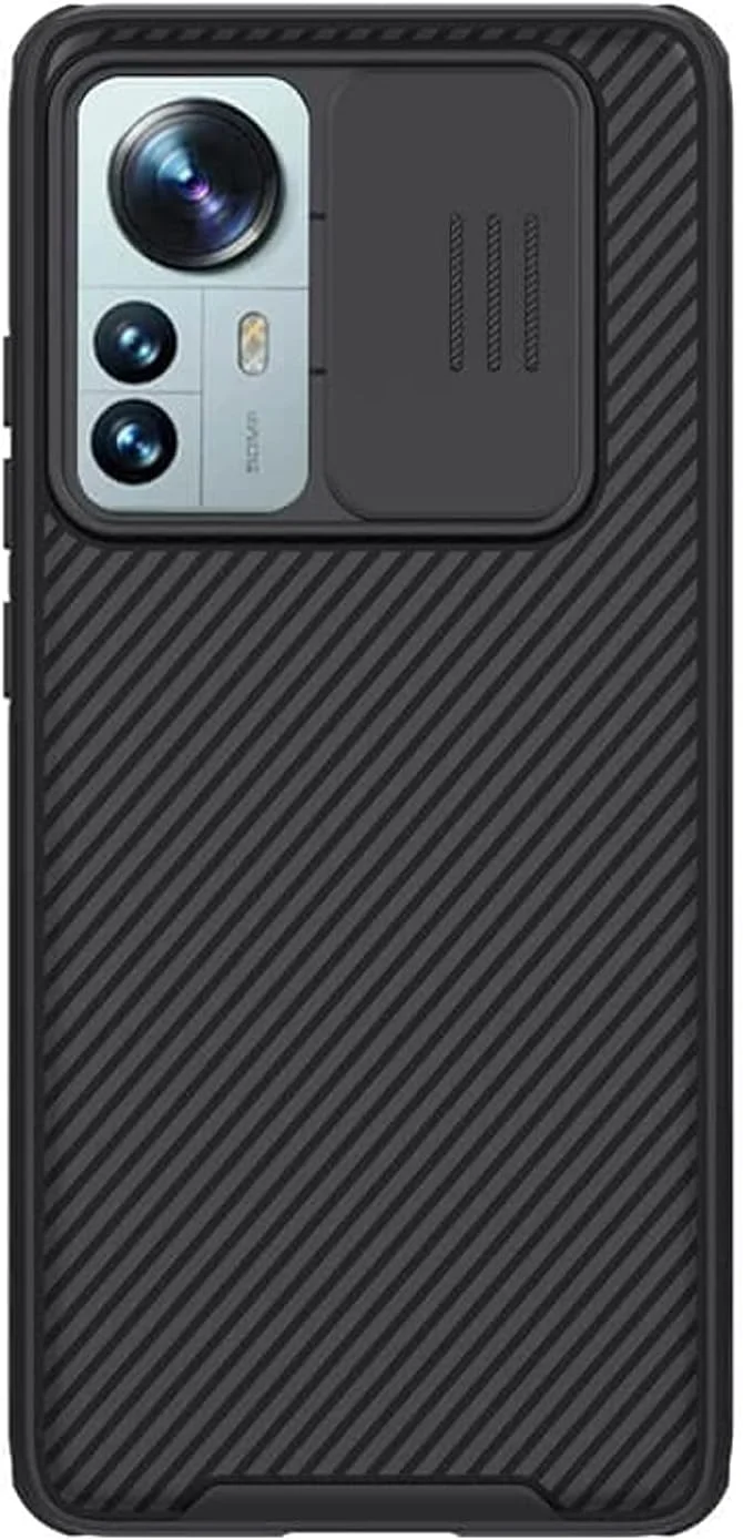 قاب محافظ کشویی دوربین EMODIL CamShield Pro برای گوشی شیائومی 12 / 12X - مقاوم در برابر خراش - محافظت از حریم خصوصی - با حس لمس ظریف - مناسب برای Mi 12 / Mi 12X ® (مشکی)