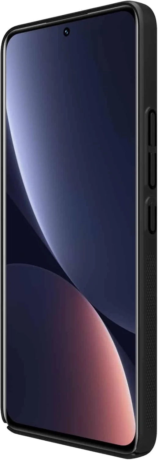 قاب نیلکین مدل Super Frosted مناسب برای گوشی شیائومی Mi 12 Lite 5G (6.55 اینچ) با پوشش سخت و ضد لغزش، رنگ مشکی