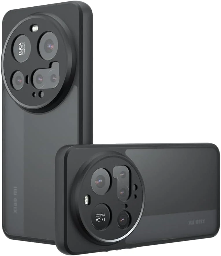 کاور محافظ سازگار با گوشی شیائومی 15 Ultra: کاور نرم TPU با حس پوست مات و ضد ضربه برای شیائومی 15 Ultra 5G (مشکی مات)