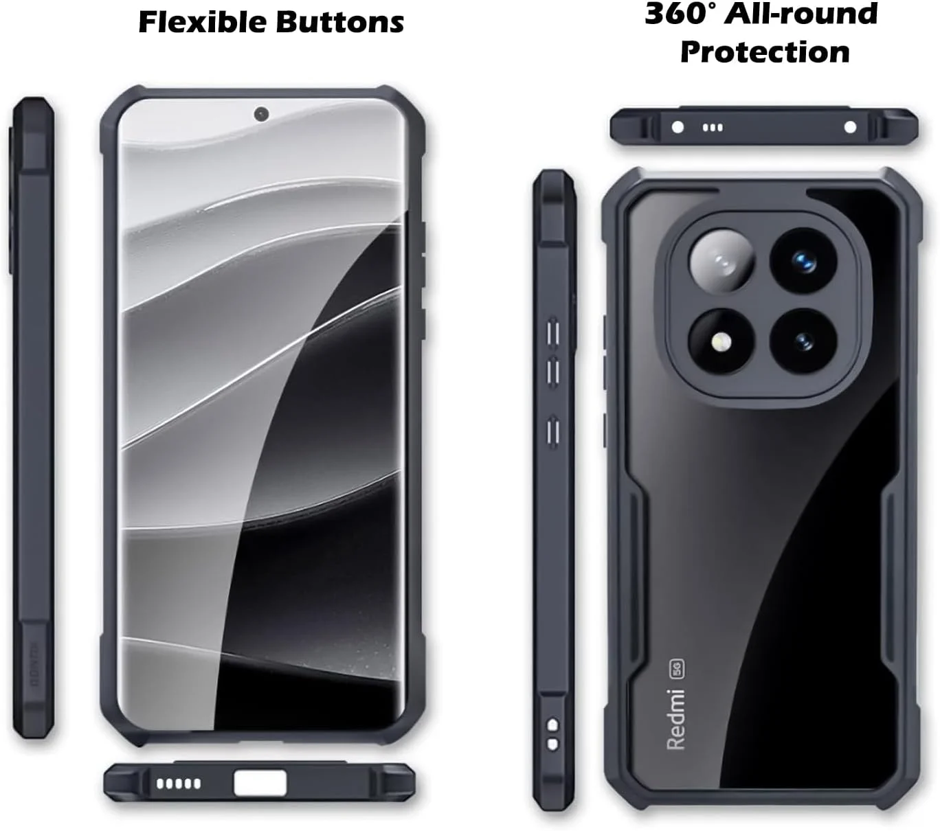 قاب محافظ گوشی شیائومی ردمی نوت 14 پرو پلاس، کاور پشتی محافظ لنز دوربین، بامپر ضد ضربه TPU+PC مناسب گوشی موبایل 14 پرو پلاس، محافظ باریک ضد زردی قاب محافظ گوشی شیائومی ردمی نوت 14 پرو پلاس، کاور پشتی محافظ لنز دوربین، بامپر ضد ضربه TPU+PC مناسب گوشی موبایل 14 پرو پلاس، محافظ باریک ضد زردی