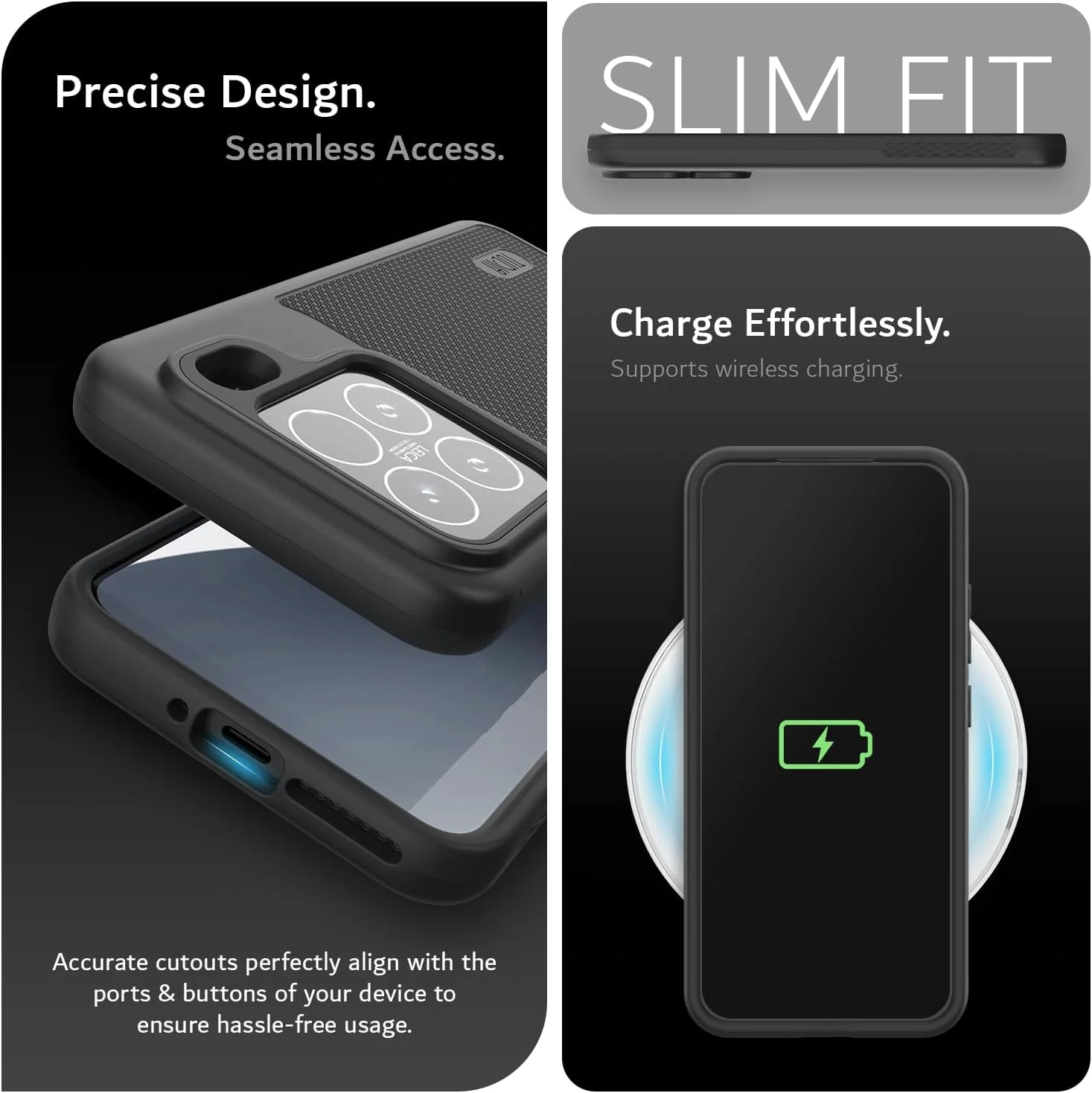 کاور محافظ دو لایه TUDIA DualShield Grip طراحی شده برای گوشی شیائومی 15 5G (2025) مدل [MergeGrip] مقاوم در برابر ضربه، باریک و بادوام