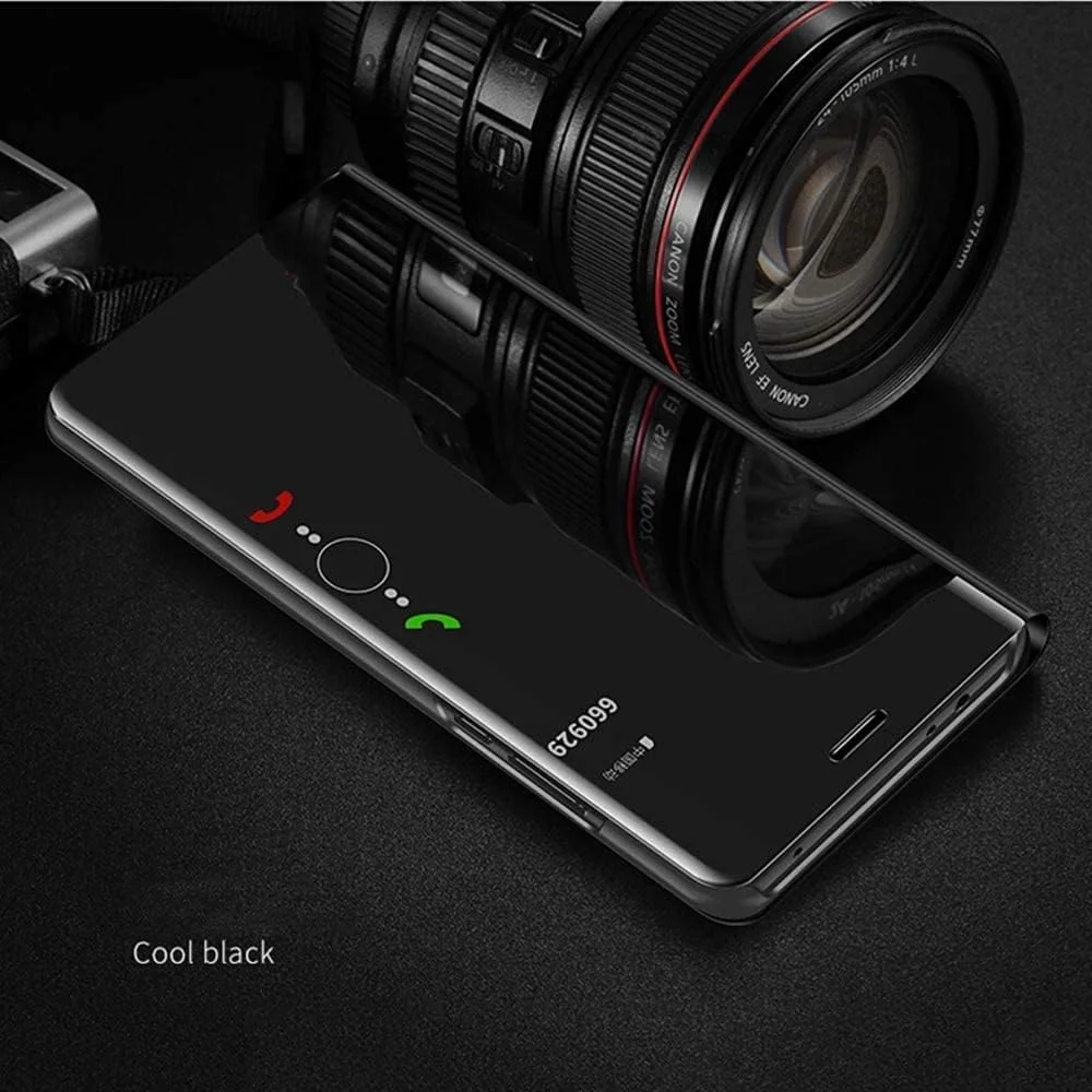 کاور محافظ تاشو و آینه ای مناسب برای گوشی شیائومی Mi 12T / 12T Pro - رنگ مشکی کاور محافظ تاشو و آینه ای مناسب برای گوشی شیائومی Mi 12T / 12T Pro - رنگ مشکی