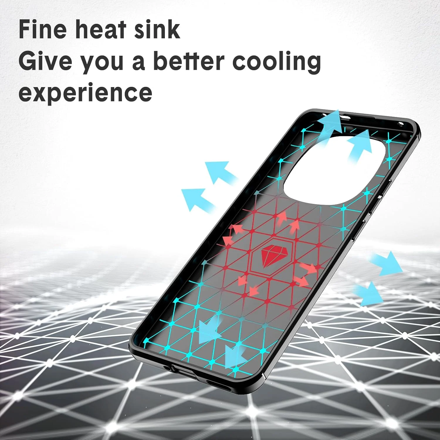 کاور محافظ گوشی شیائومی ردمی نوت 14 پرو/پوکو X7 5G، کاور ضد ضربه ردمی نوت 14 پرو، [بافت فیبر کربن] TPU نرم و انعطاف پذیر، مقاوم در برابر خط و خش، مشکی