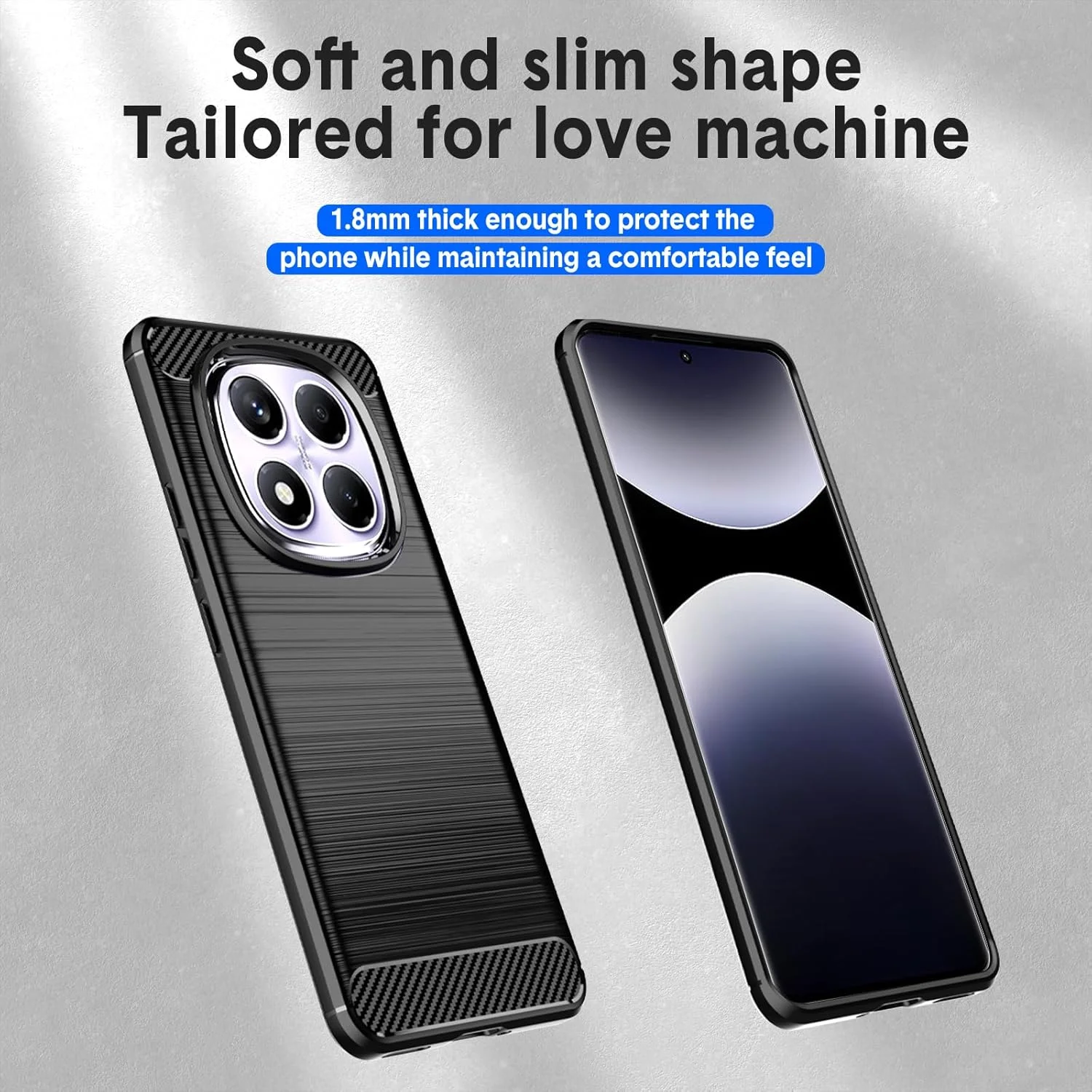 کاور محافظ گوشی شیائومی ردمی نوت 14 پرو/پوکو X7 5G، کاور ضد ضربه ردمی نوت 14 پرو با بافت فیبر کربنی، ساخته شده از TPU نرم و انعطاف پذیر، مقاوم در برابر خط و خش، مشکی کاور محافظ گوشی شیائومی ردمی نوت 14 پرو/پوکو X7 5G، کاور ضد ضربه ردمی نوت 14 پرو با بافت فیبر کربنی، ساخته شده از TPU نرم و انعطاف پذیر، مقاوم در برابر خط و خش، مشکی