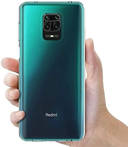 کاور محافظ شفاف باریک مای جین برای گوشی شیائومی می ردمی نوت 9S/9 پرو/9 پرو مکس (6.67 اینچ) - ضربه گیر، ژله ای نرم از جنس TPU