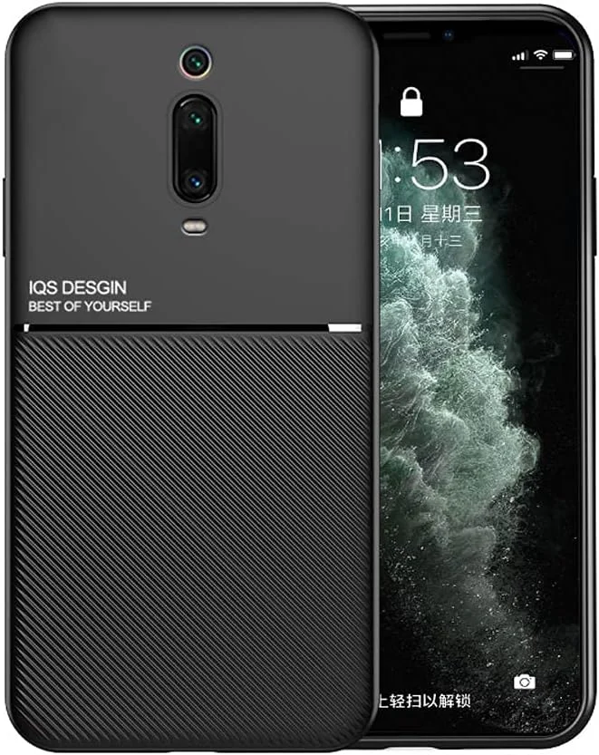 کاور محافظ Kepuch Mowen برای شیائومی ردمی K20/K20 Pro/شیائومی 9T/شیائومی 9T Pro - بامپر با صفحه فلزی داخلی - مشکی