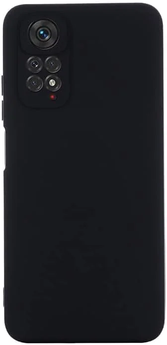 قاب محافظ گوشی شیائومی ردمی نوت 11 پرو EMODIL، مشکی، باریک، TPU نرم، پوشش سیلیکونی انعطاف پذیر، مشکی مات، مناسب برای شیائومی ردمی نوت 11 پرو 4G / 5G