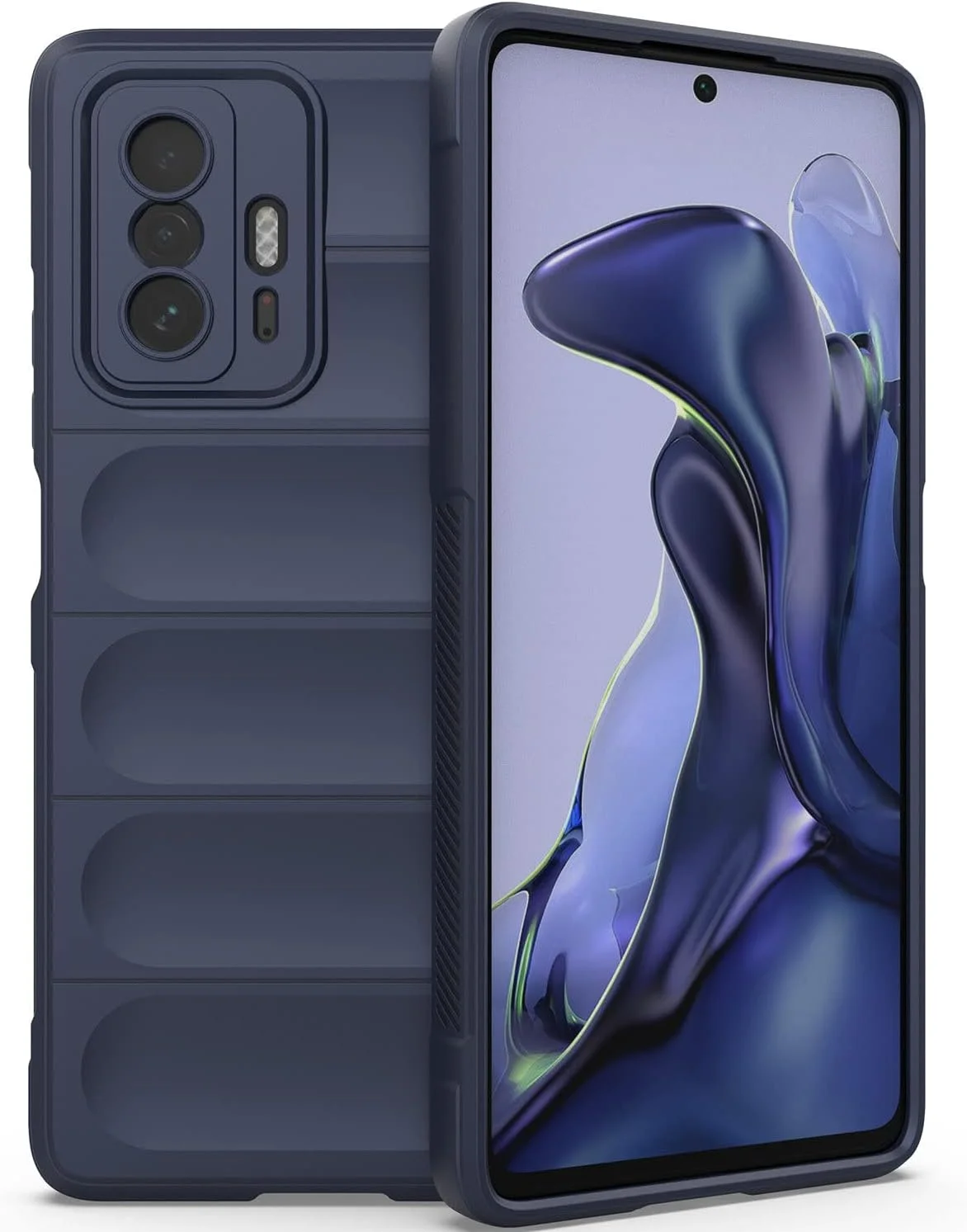 قاب گوشی شیائومی 11T Pro، کاور سیلیکونی TPU انعطاف پذیر ضد لغزش و ضد ضربه EabHulie برای شیائومی 11T / 11T Pro - سرمه ای قاب گوشی شیائومی 11T Pro، کاور سیلیکونی TPU انعطاف پذیر ضد لغزش و ضد ضربه EabHulie برای شیائومی 11T / 11T Pro - سرمه ای