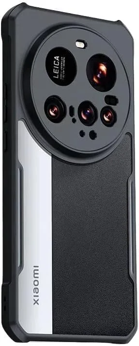 کاور شفاف برای شیائومی 15 اولترا، [محافظت از ایربگ] کاور محافظ سخت شفاف با محافظ لنز دوربین، PC+TPU مقاوم در برابر ضربه برای Mi 15 Ultra 5G