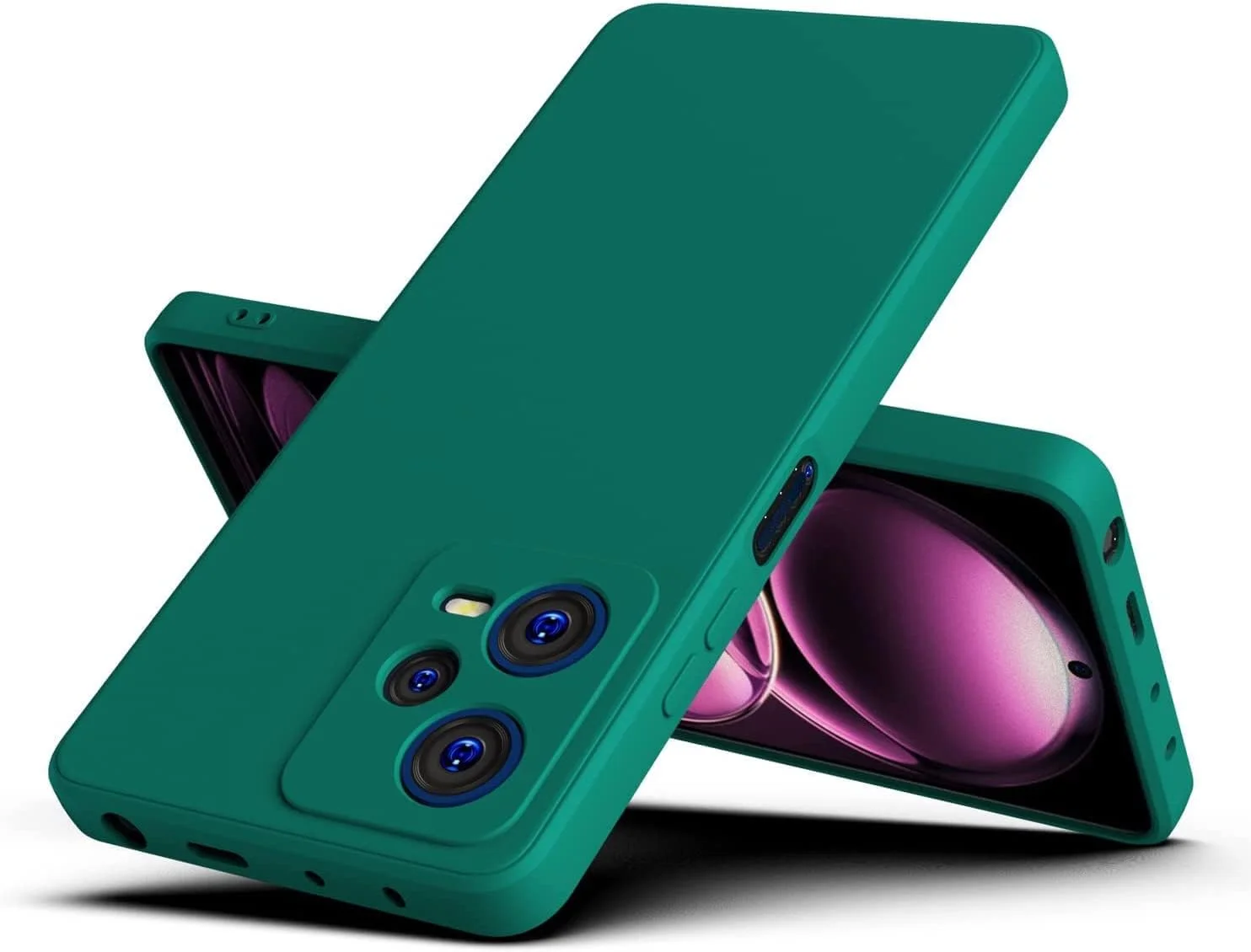 قاب محافظ سیلیکونی نرم و باریک مناسب گوشی شیائومی ردمی نوت 12 5G / پوکو X5 - رنگ سبز