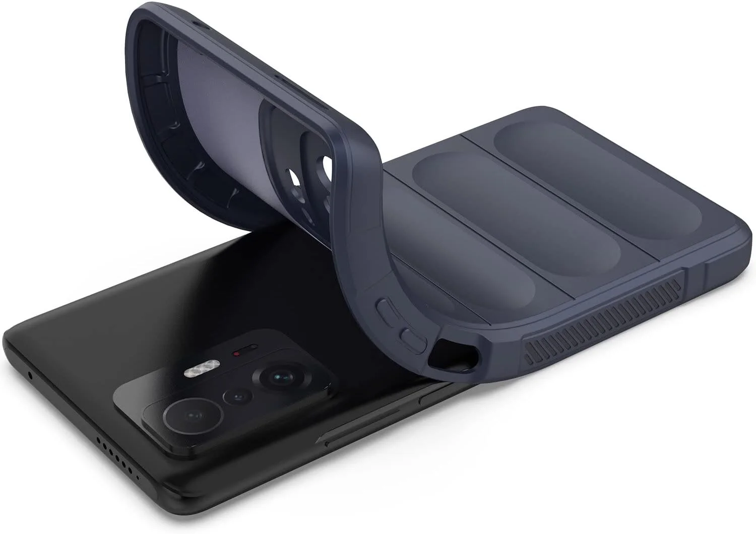 قاب گوشی شیائومی 11T Pro، کاور سیلیکونی TPU انعطاف پذیر ضد لغزش و ضد ضربه EabHulie برای شیائومی 11T / 11T Pro - سرمه ای قاب گوشی شیائومی 11T Pro، کاور سیلیکونی TPU انعطاف پذیر ضد لغزش و ضد ضربه EabHulie برای شیائومی 11T / 11T Pro - سرمه ای