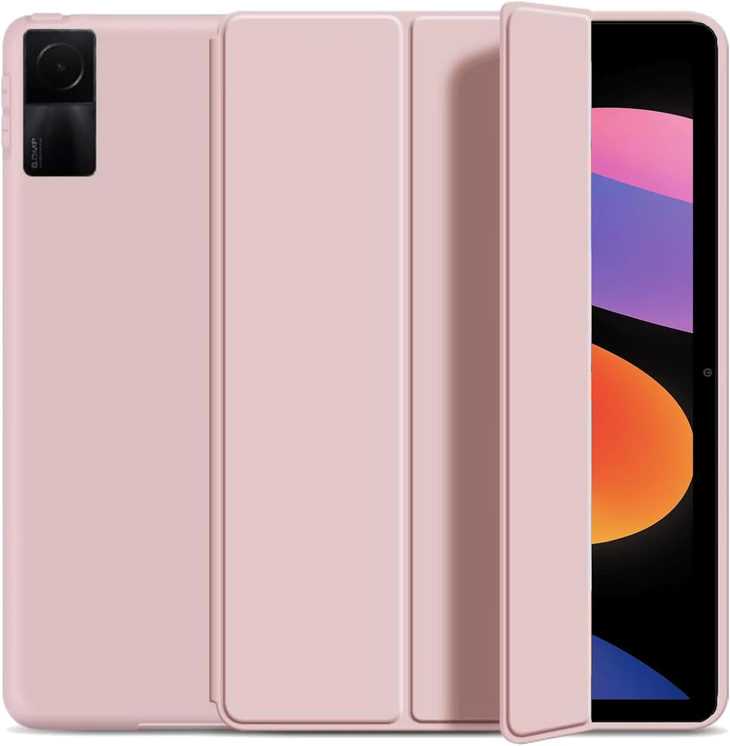 کاور محافظ تبلت شیائومی ردمی پد اس ای 11 اینچ 2023، کاور باریک و سبک با قابلیت استند و بدنه TPU نرم و محافظ لبه ها به همراه عملکرد بیدار/خواب خودکار (صورتی) کاور محافظ تبلت شیائومی ردمی پد اس ای 11 اینچ 2023، کاور باریک و سبک با قابلیت استند و بدنه TPU نرم و محافظ لبه ها به همراه عملکرد بیدار/خواب خودکار (صورتی)