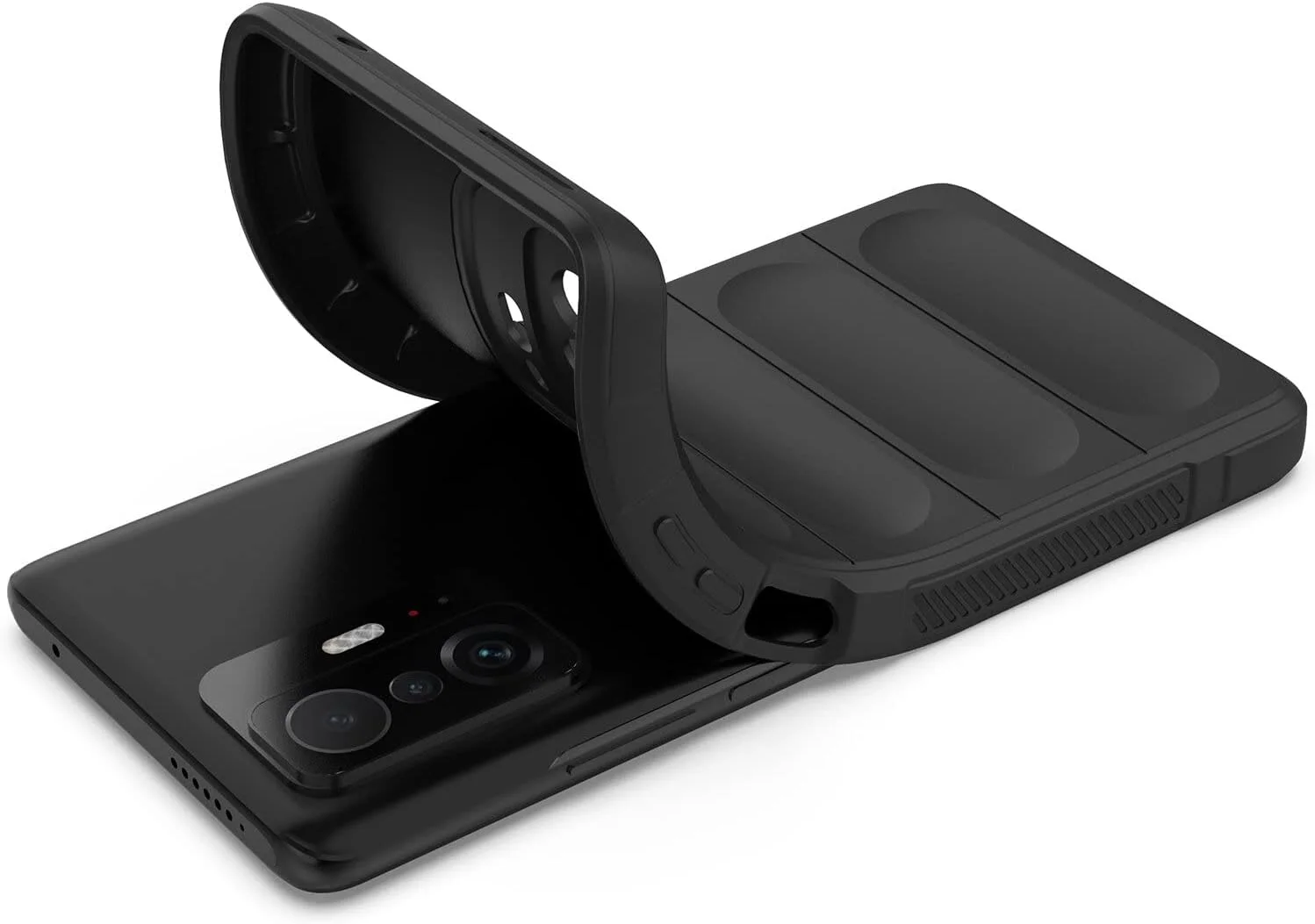 قاب گوشی شیائومی 11T Pro، کاور سیلیکونی TPU انعطاف پذیر ضد لغزش و ضد ضربه EabHulie برای شیائومی 11T / 11T Pro - سرمه ای قاب گوشی شیائومی 11T Pro، کاور سیلیکونی TPU انعطاف پذیر ضد لغزش و ضد ضربه EabHulie برای شیائومی 11T / 11T Pro - سرمه ای